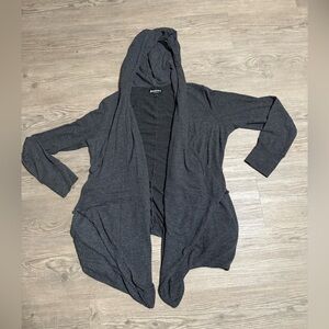 Women's BetaBrand Gray Hooded cardigan size L/XL